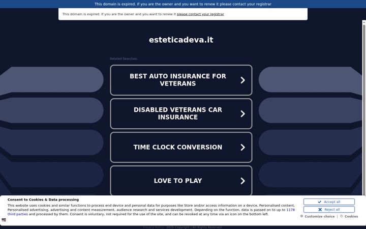Skærmbillede af esteticadeva.it