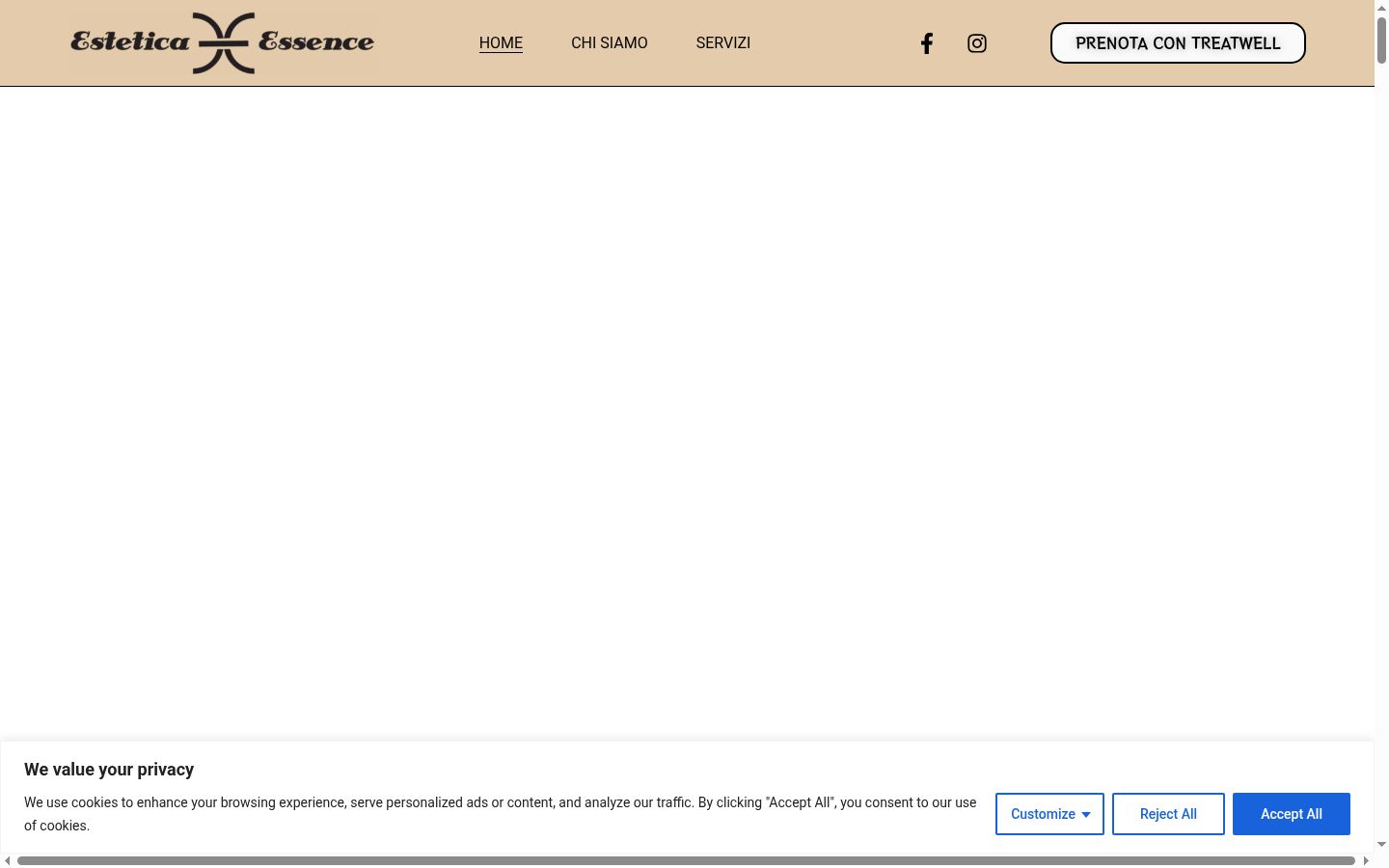 Screenshot van de toestemmingsbanner zoals getoond vóór enige interactie