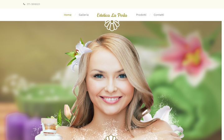 Skærmbillede af esteticamassaggilaperla.it