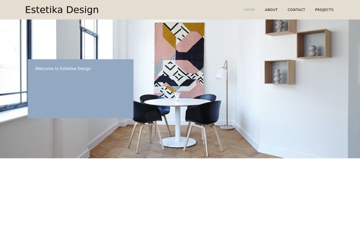 Screenshot of estetika.design