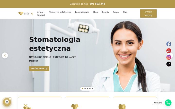 Screenshot von estetiq.opole.pl