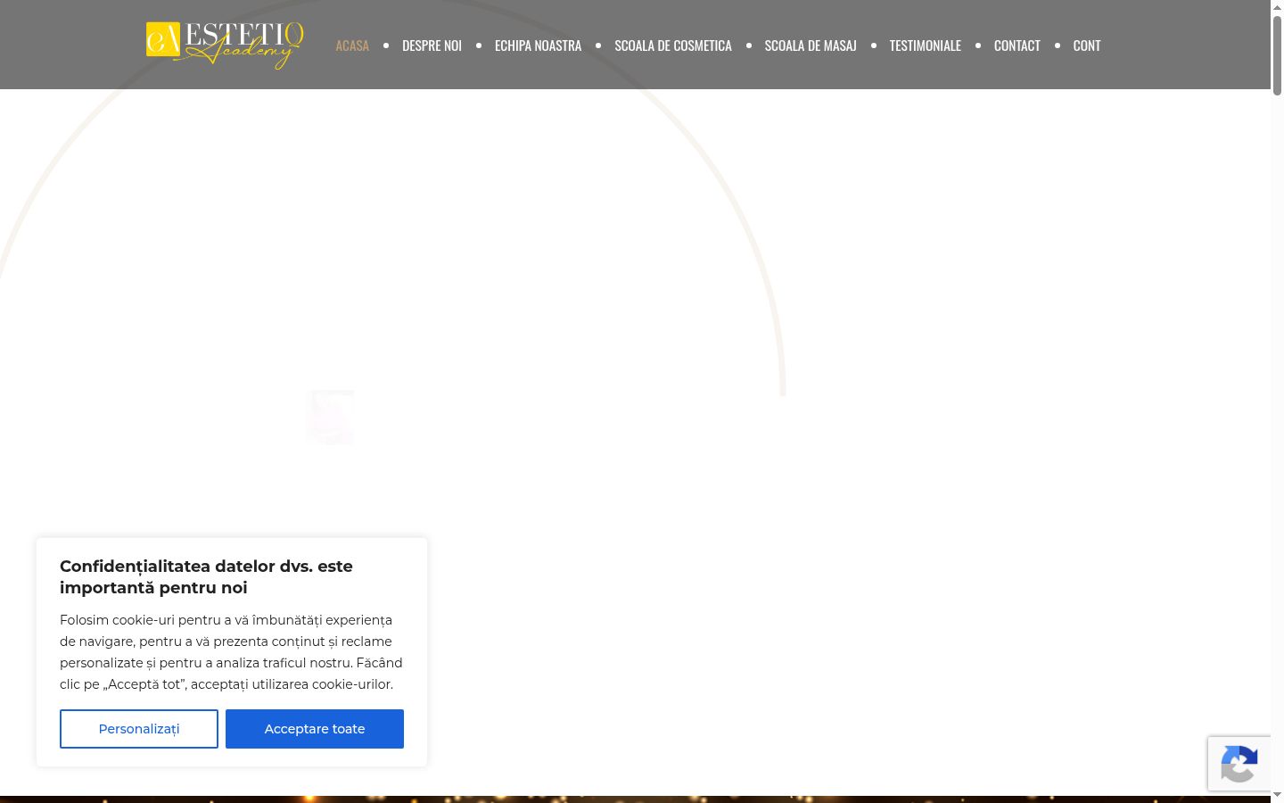 Screenshot des Einwilligungsbanners vor jeglicher Interaktion