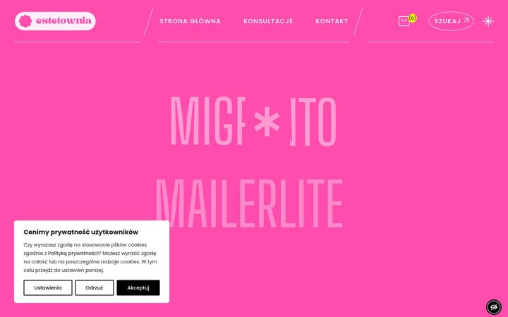 Screenshot van estetownia.pl