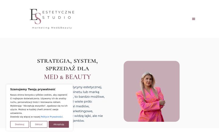 Screenshot van estetycznestudio.pl
