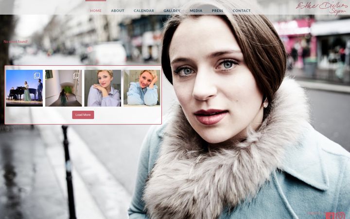 Screenshot van estherdierkes.de