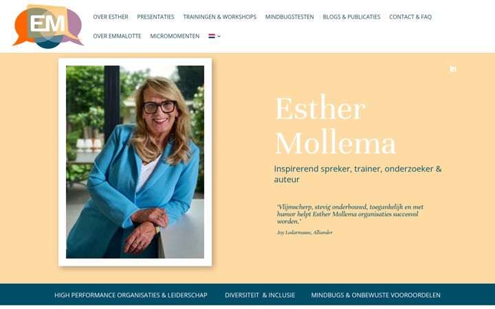 Screenshot ta' esthermollema.nl