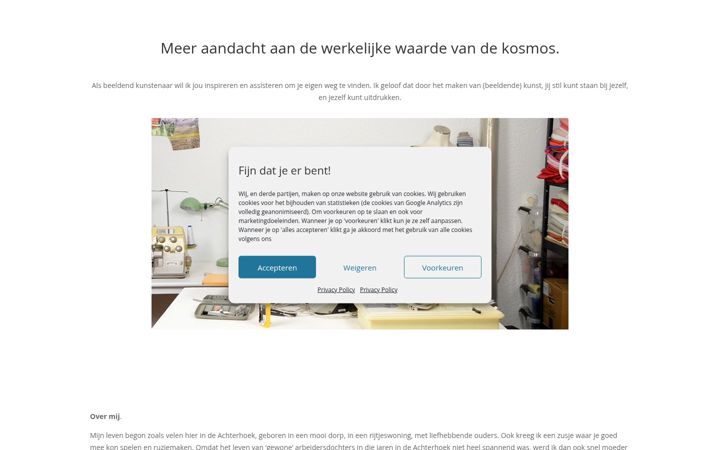 Screenshot ta' esthertebrake.nl