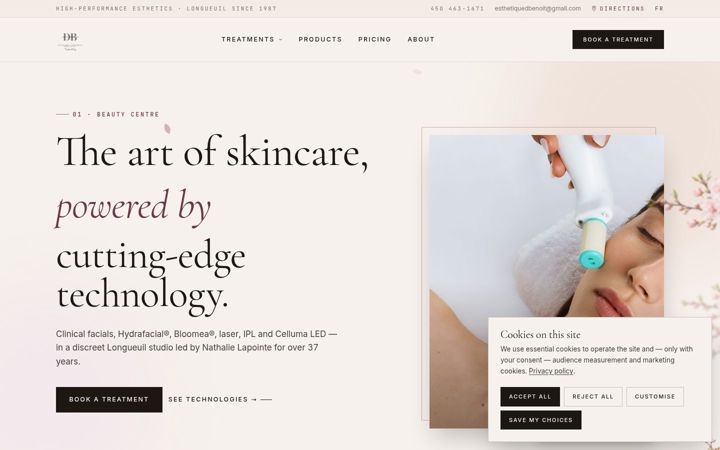 Képernyőkép: esthetiquedaniellebenoit.ca