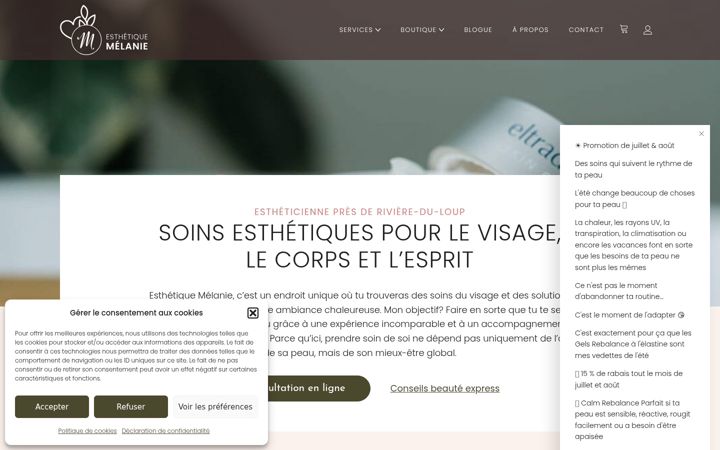 Képernyőkép: esthetiquemelanie.ca