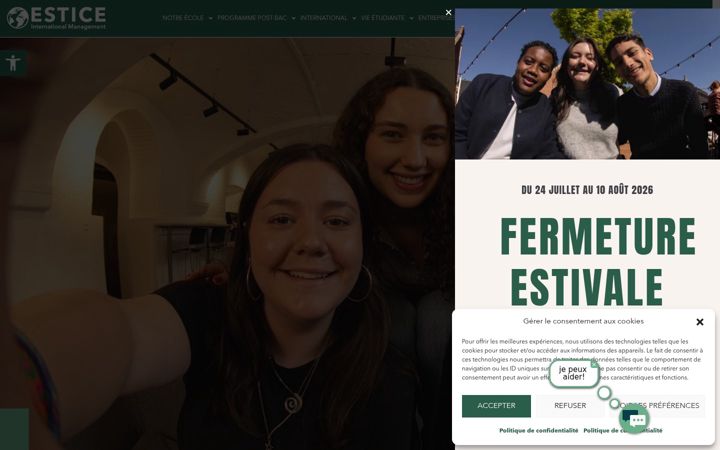 Ekrano kopija estice.fr