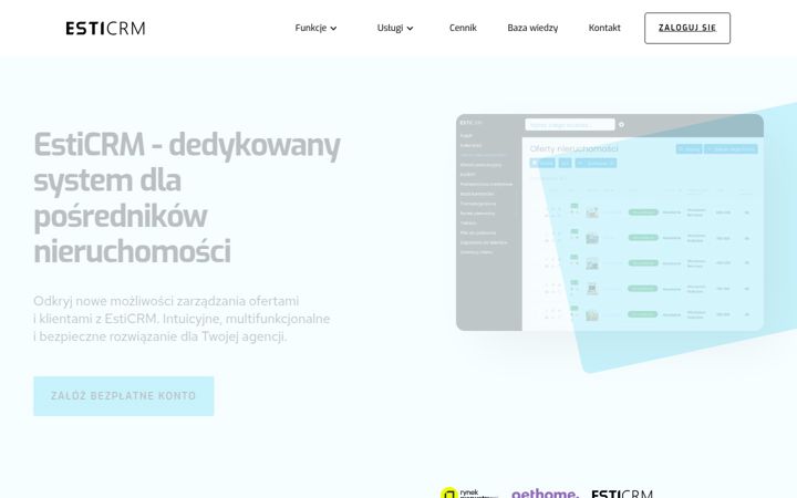 Ekrano kopija esticrm.pl