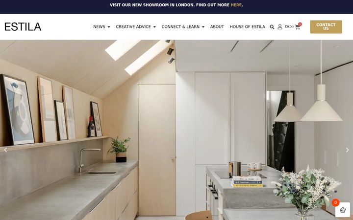 Screenshot of estila.co
