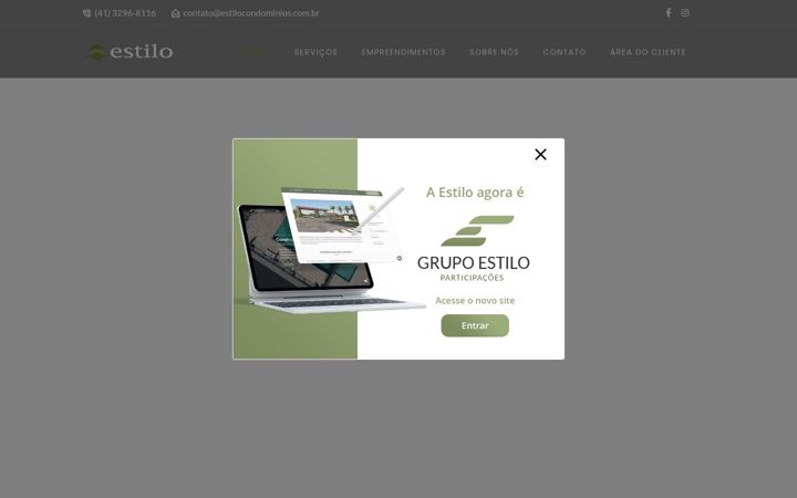 Екранна снимка на estilocondominios.com.br