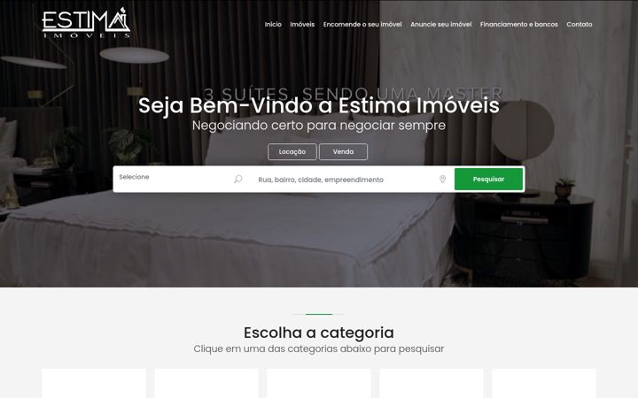 Екранна снимка на estimaimoveis.com.br