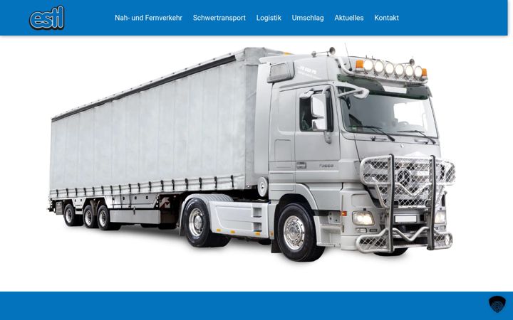 Capture d'écran de estl-logistik.de