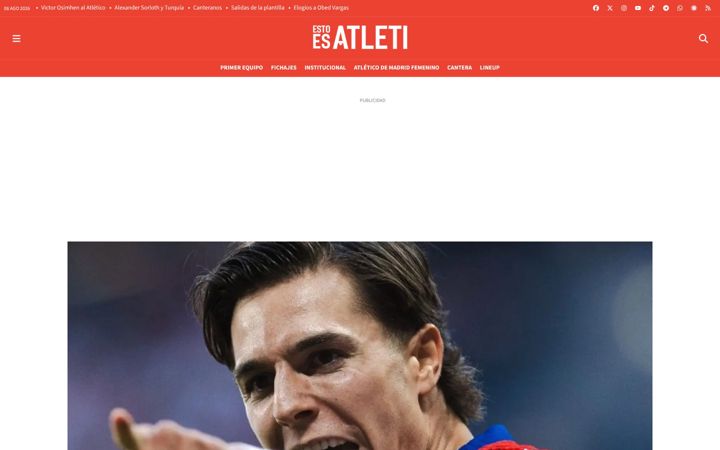 Screenshot ta' estoesatleti.es