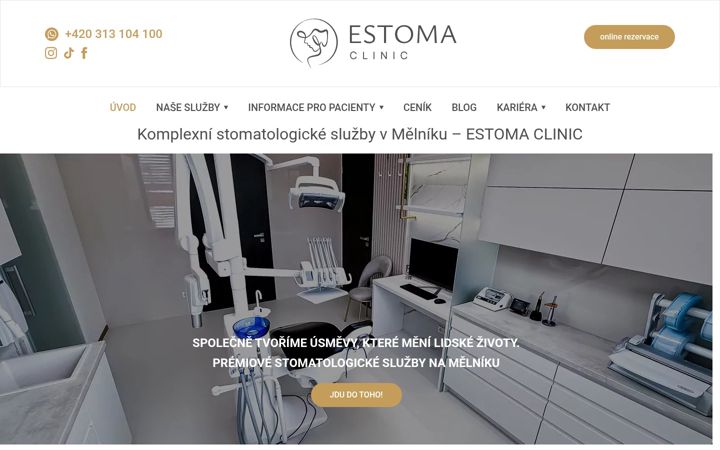 Captura de pantalla de estoma-clinic.cz