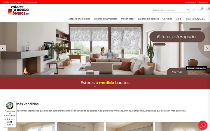 Ekrano kopija estoresamedidabaratos.com