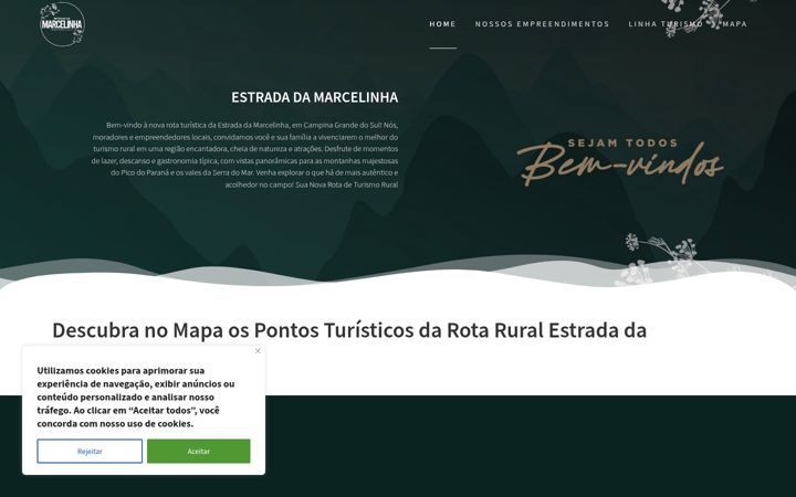 Екранна снимка на estradadamarcelinha.com.br