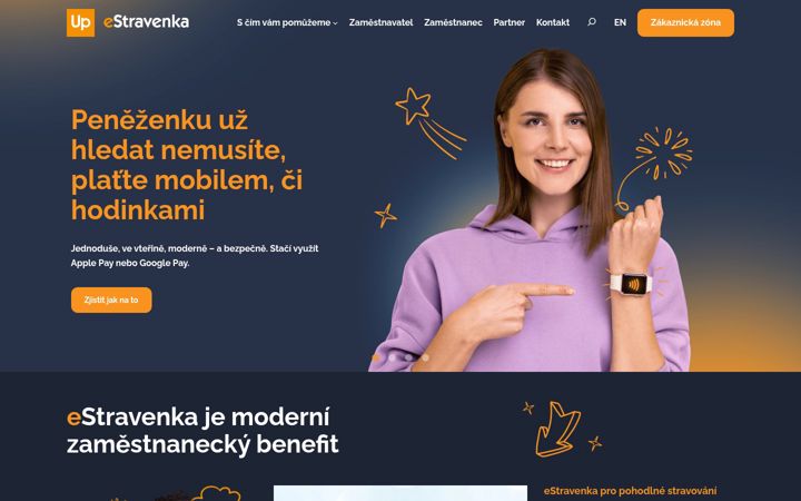 Screenshot of estravenka.cz