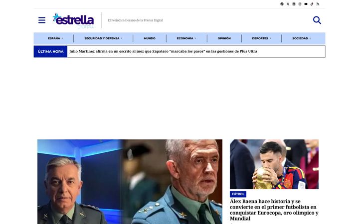Screenshot of estrelladigital.es