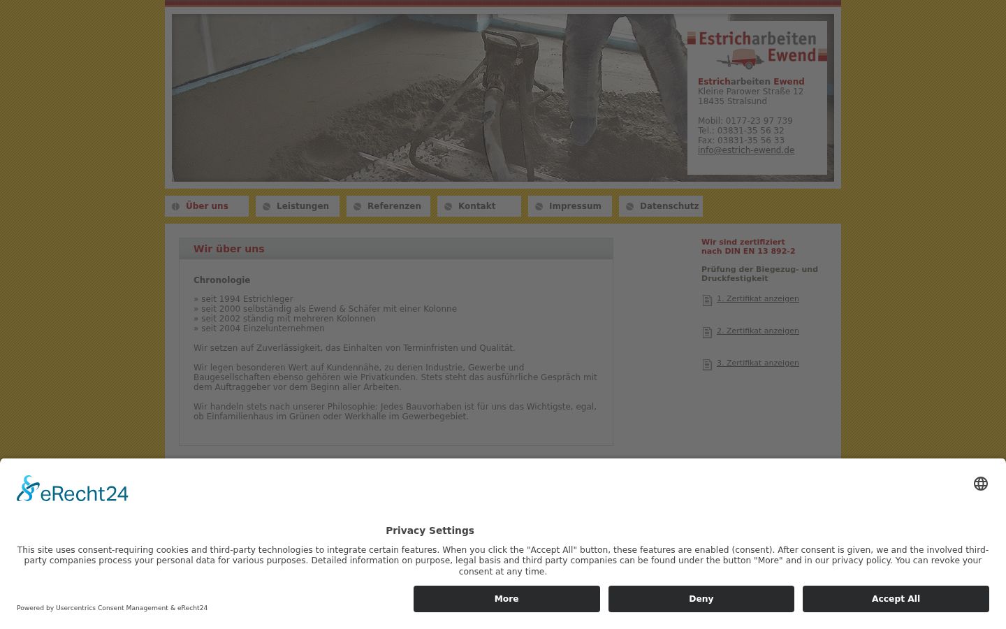 Sutikimo reklamjuostės, rodytos prieš bet kokią sąveiką, ekrano kopija