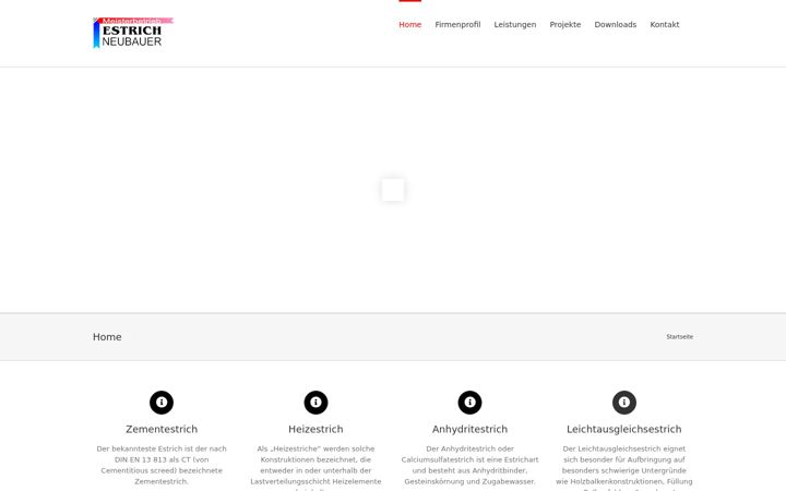 Zrzut ekranu estrich-neubauer.de