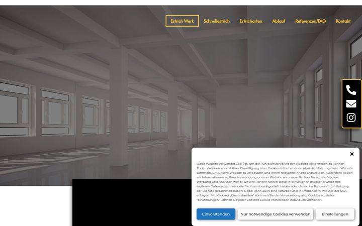 Zrzut ekranu estrich-werk-mannheim.de