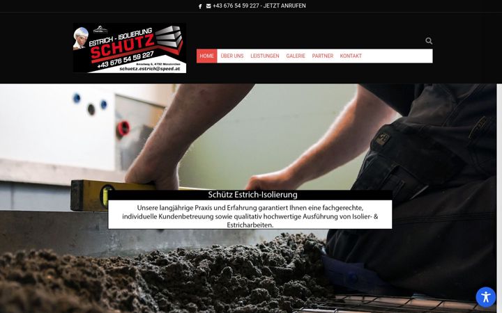 Kuvakaappaus sivustosta estrich24.at