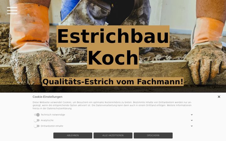 Ekrano kopija estrichbau-koch.de