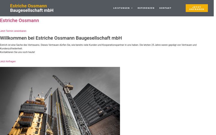 Screenshot ta' estricheossmann.de