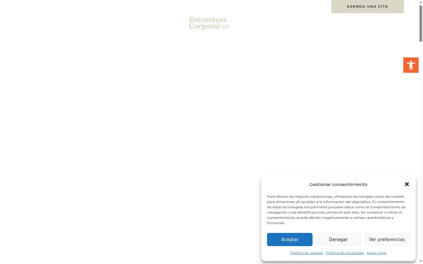 Screenshot του banner συγκατάθεσης που εμφανίστηκε πριν από οποιαδήποτε αλληλεπίδραση