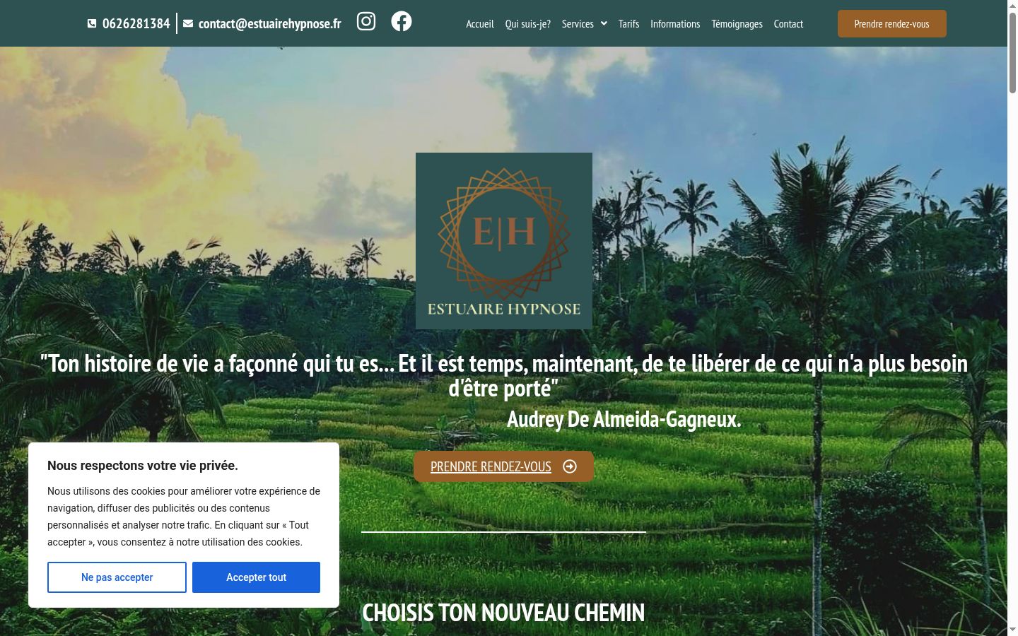 Screenshot tal-banner tal-kunsens muri qabel kwalunkwe interazzjoni
