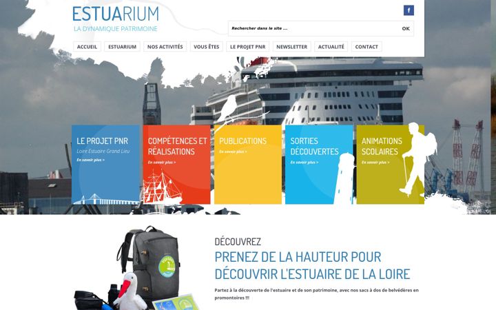 Screenshot of estuarium.org