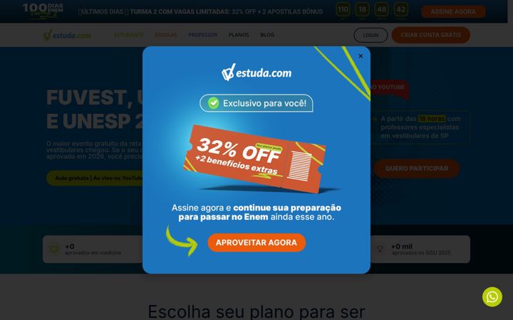 Screenshot of estuda.com