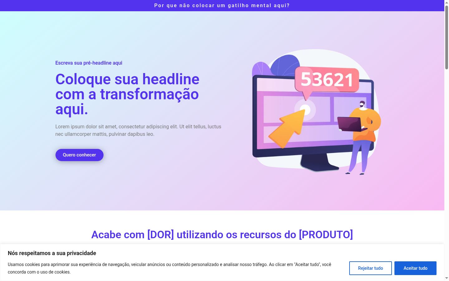 Snímka obrazovky banera súhlasu zobrazeného pred akoukoľvek interakciou