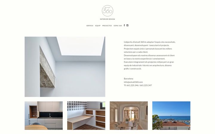 Screenshot of estudi360.com
