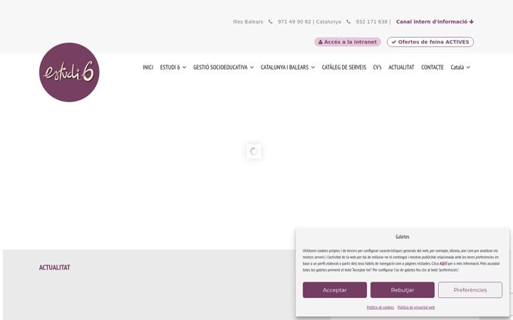 Screenshot of estudi6.com