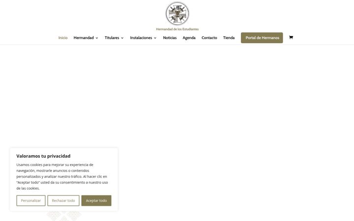 Screenshot stránky estudiantescabra.es