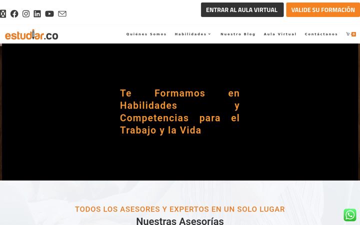 Screenshot of estudiar.co
