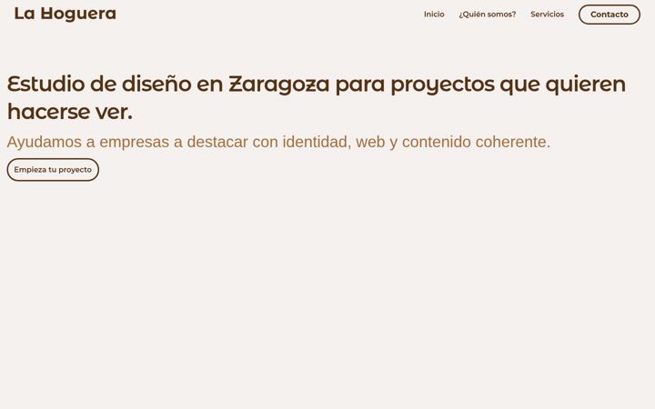 Screenshot stránky estudio-lahoguera.es
