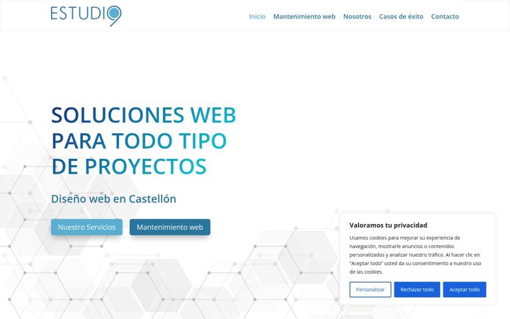 Screenshot di estudio9.net