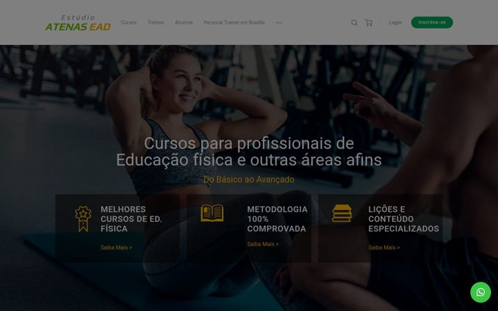 Екранна снимка на estudioatenasead.com.br