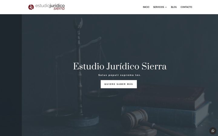 Screenshot ta' estudiojuridicosierra.es