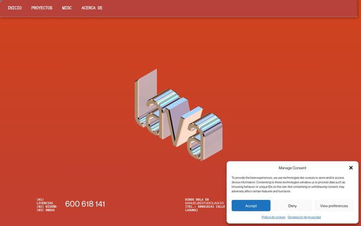 Screenshot of estudiolava.es