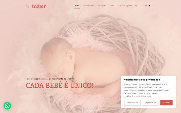 Екранна снимка на estudiomater.com.br