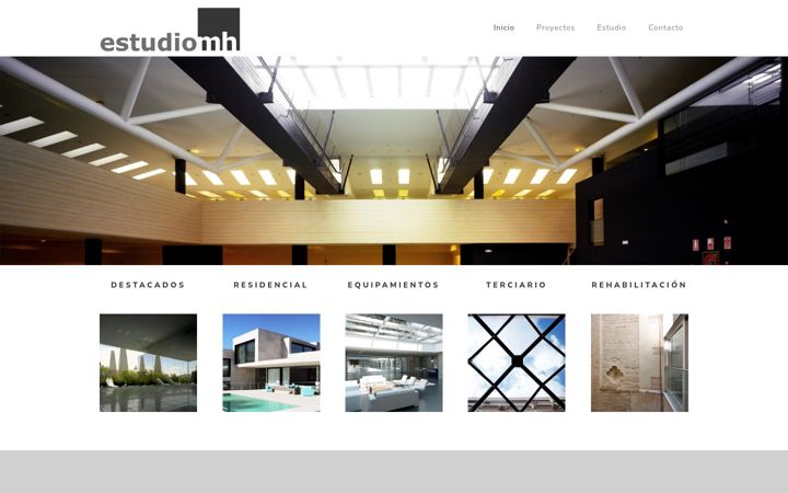 Screenshot of estudiomh.es