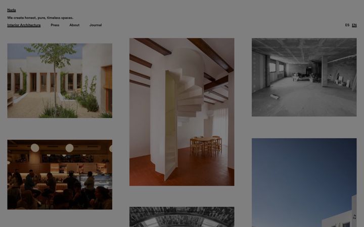 Screenshot of estudionada.com