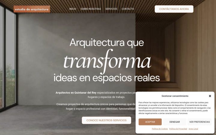 Screenshot of estudionavarroballesteros.com