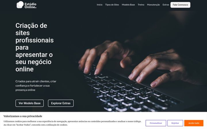 Екранна снимка на estudioonline.pt